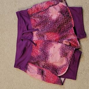 Danskin womens lined athletic shorts